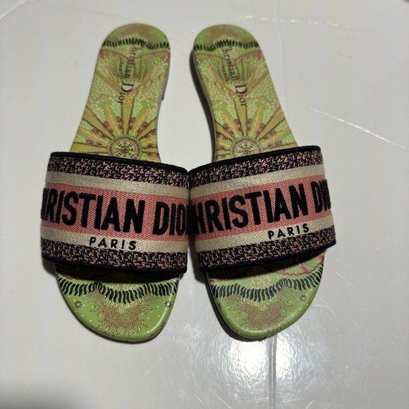 Dior Shoes - Christian Dior In Lights Dway Slide Size 37.5 Limited Edition!